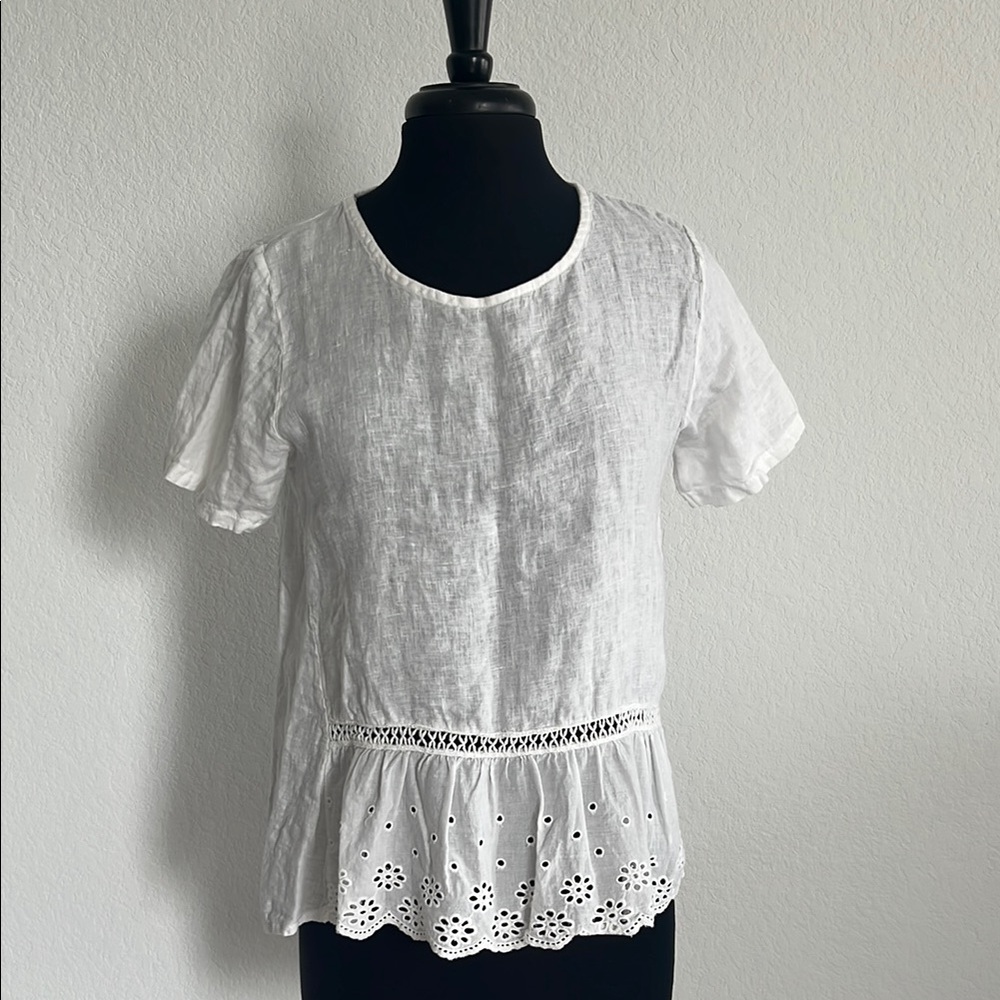 TERZO MILLENNIO Linen Top